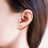 Harry Potter x Short Story Earrings - Platform 9 3/4 - Gold