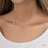 Harry Potter x Short Story Necklace - Deathly Hallows - Silver