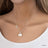 Harry Potter x Short Story Necklace - Hogwarts Letter - Silver