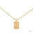 Harry Potter x Short Story Necklace - Marauder's Map - Gold