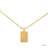 Harry Potter x Short Story Necklace - Marauder's Map - Gold
