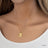 Harry Potter x Short Story Necklace - Doe - Gold