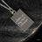 Harry Potter x Short Story Necklace - Doe - Silver