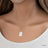 Harry Potter x Short Story Necklace - Doe - Silver