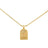 Harry Potter x Short Story Necklace - Hidden Staircase - Gold