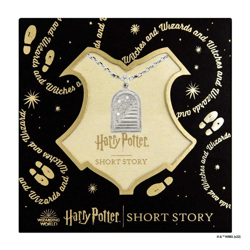 Harry potter x Short Story Necklace - Hidden Staircase - Silver