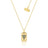 Disney Couture Kingdom Precious Metal - Star Wars - Ahsoka Fulcrum Necklace Yellow Gold