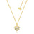 Disney Couture Kingdom Precious Metal - Star Wars - Grogu Snack Necklace Yellow Gold