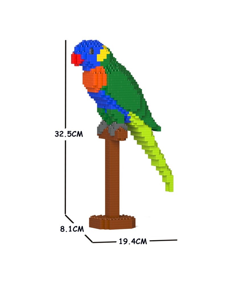 Jekca Animals - Rainbow Lorikeet 32cm