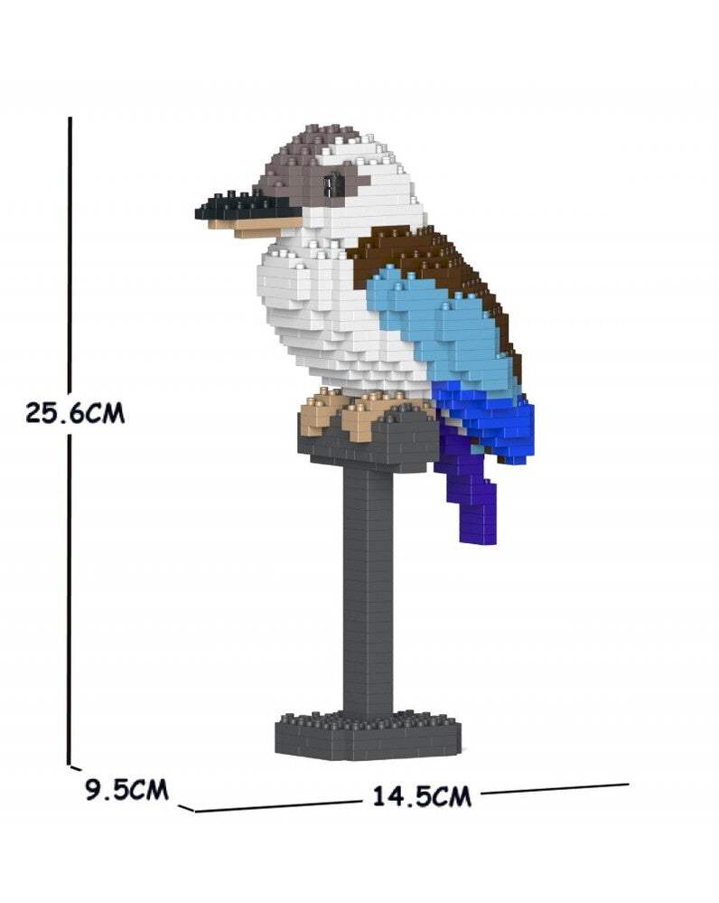 Jekca Animals - Kookaburra With Blue Tail 25cm