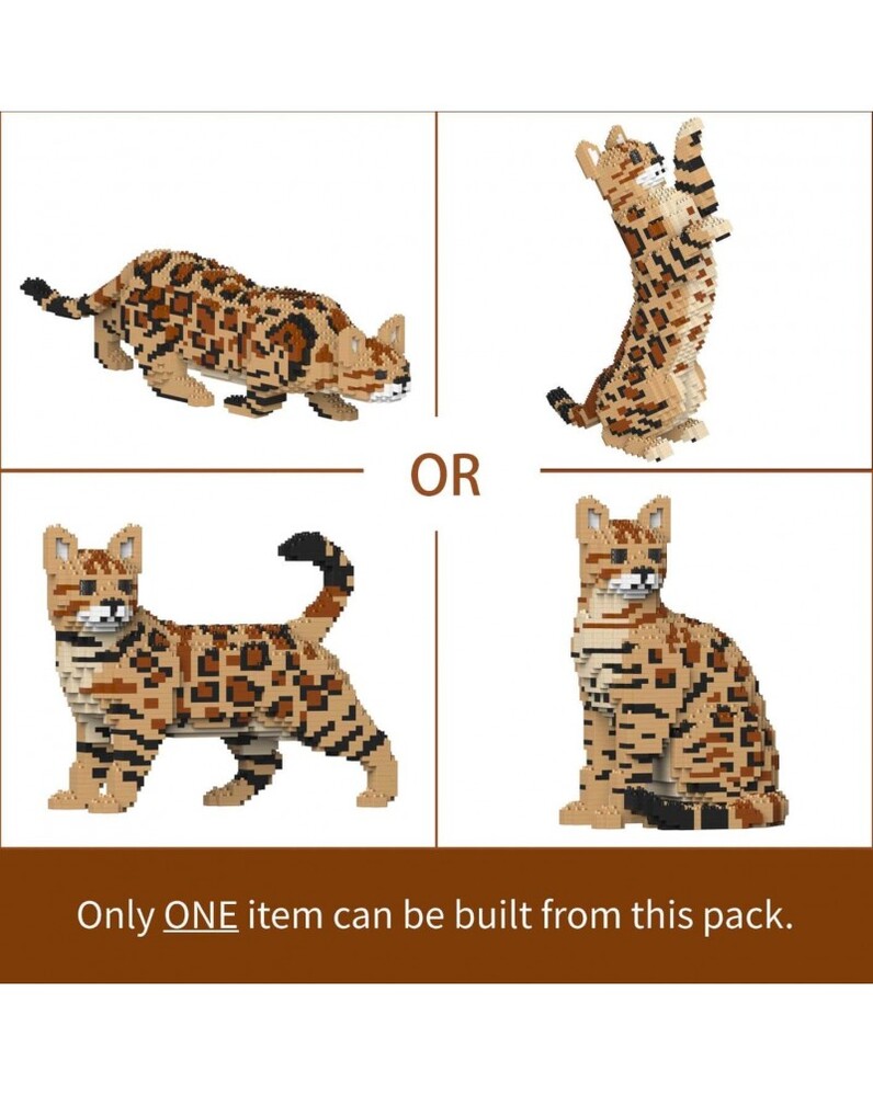 Jekca Animals - Bengal Cat 4-in-1