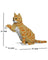 Jekca Animals - Tabby Cat Ginger Pawing 27cm