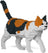 Jekca Animals - Calico Cat Walking 28cm