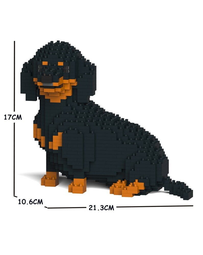 Jekca Animals - Dachshund Sitting Black 17cm
