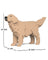 Jekca Animals - Golden Retriever 20cm
