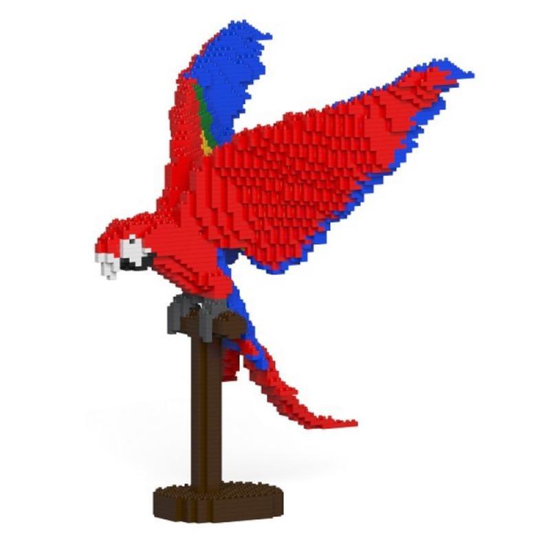Jekca Animals - Scarlet Macaw 42cm