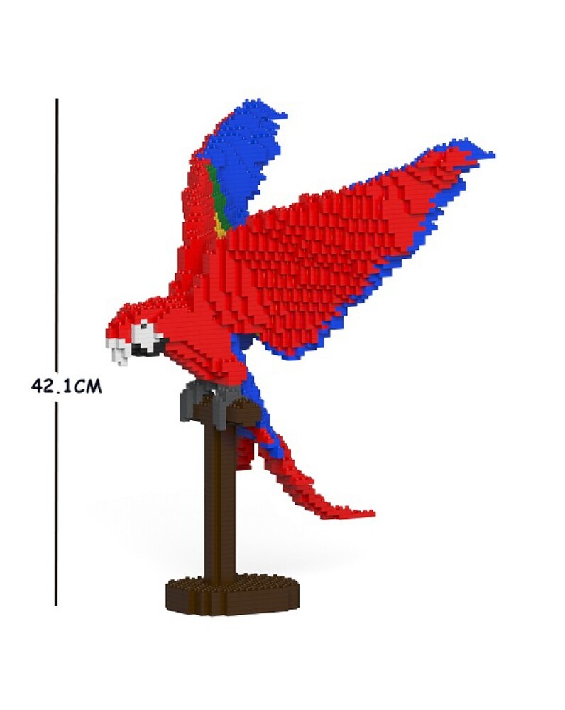 Jekca Animals - Scarlet Macaw 42cm