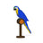 Jekca Animals - Blue And Gold Macaw 31cm