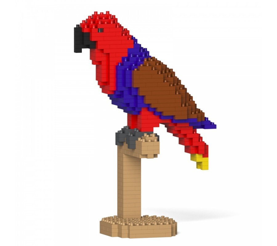 Jekca Animals - Eclectus Red 22cm
