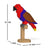 Jekca Animals - Eclectus Red 22cm