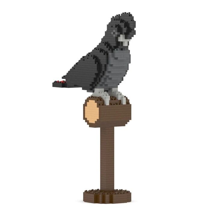 Jekca Animals - Red-tailed Black Cockatoo 35cm
