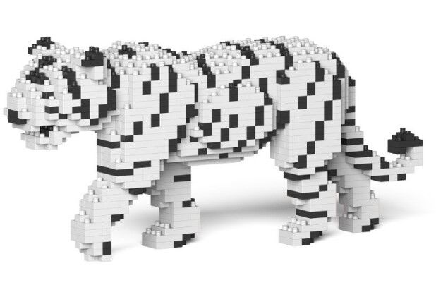 Jekca Animals - White Tiger 13cm