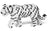 Jekca Animals - White Tiger 13cm