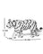 Jekca Animals - White Tiger 13cm