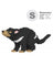 Jekca Animals - Tasmanian Devil 13cm