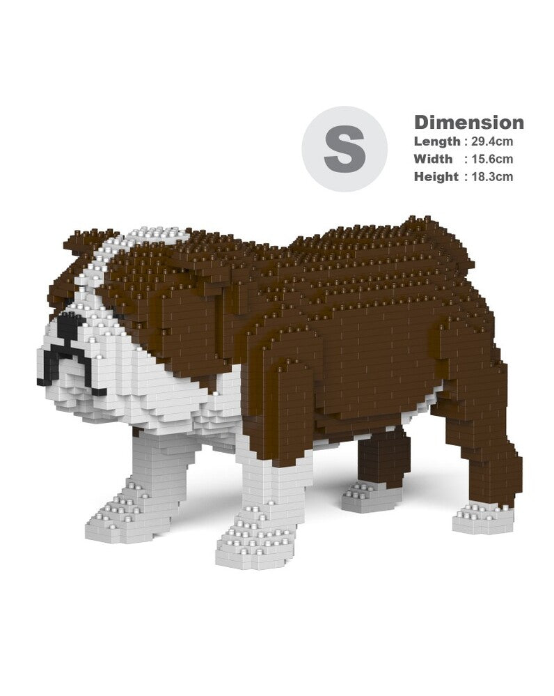 Jekca Animals - English Bulldog Brown 18cm