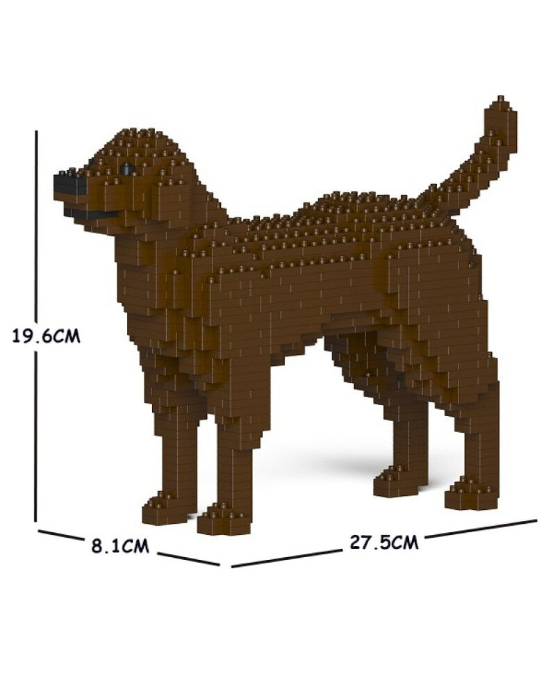 Jekca Animals - Labrador Retriever Brown 19cm