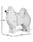 Jekca Animals - Samoyed 23cm