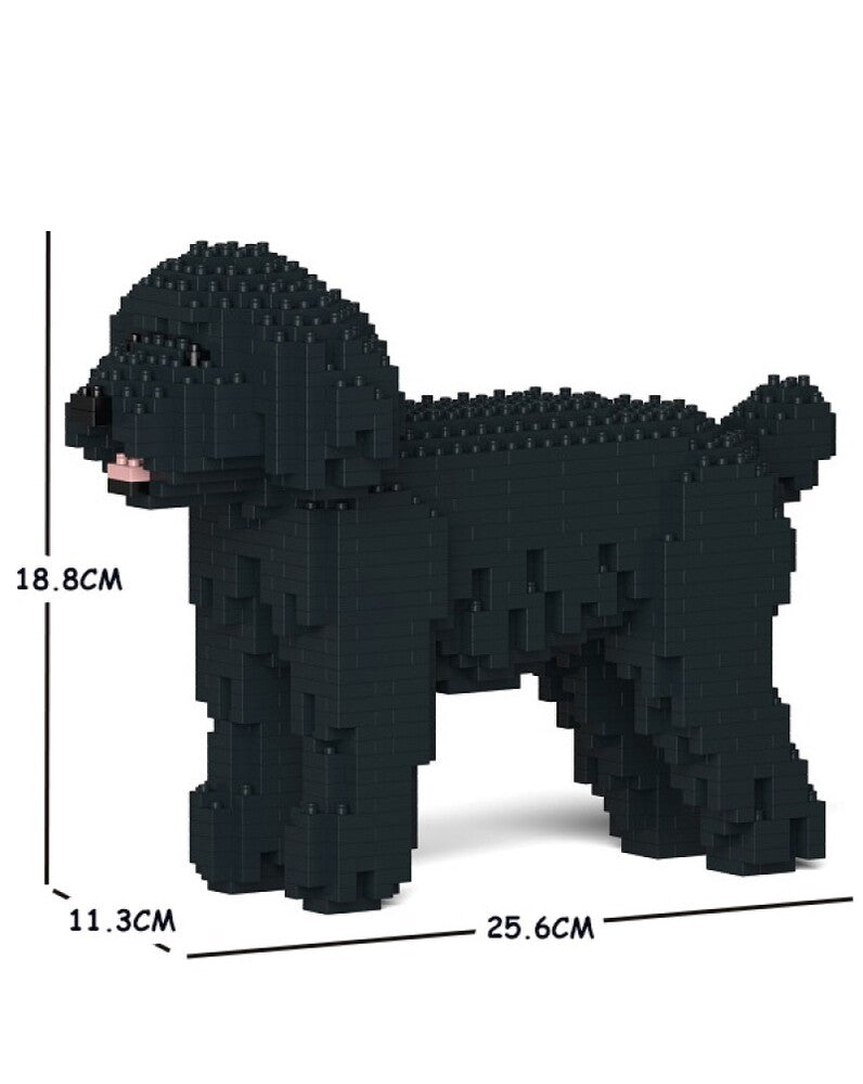 Jekca Animals - Toy Poodle Black 18cm