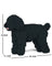 Jekca Animals - Toy Poodle Black 18cm