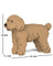 Jekca Animals - Toy Poodle Fawn 18cm