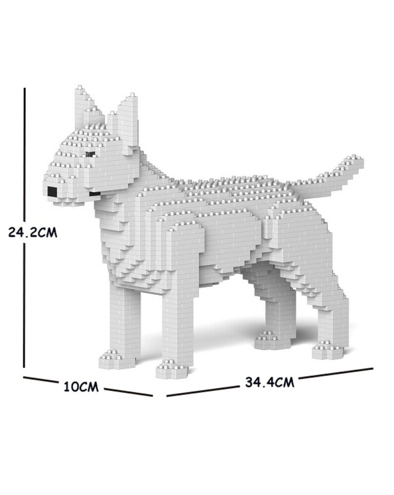 Jekca Animals - English Bull Terrier White 24cm