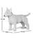 Jekca Animals - English Bull Terrier White 24cm