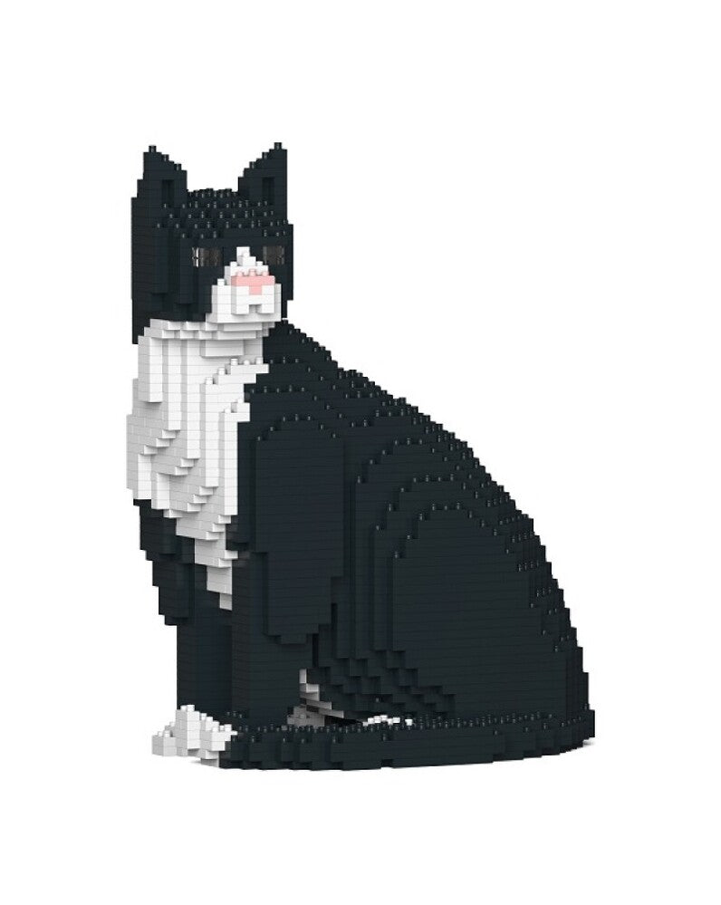Jekca Animals - Tuxedo Cat Sitting 27cm