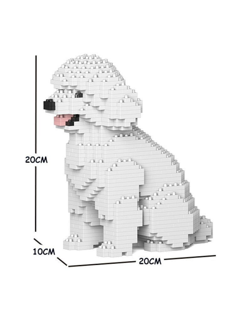 Jekca Animals - Toy Poodle White 20cm