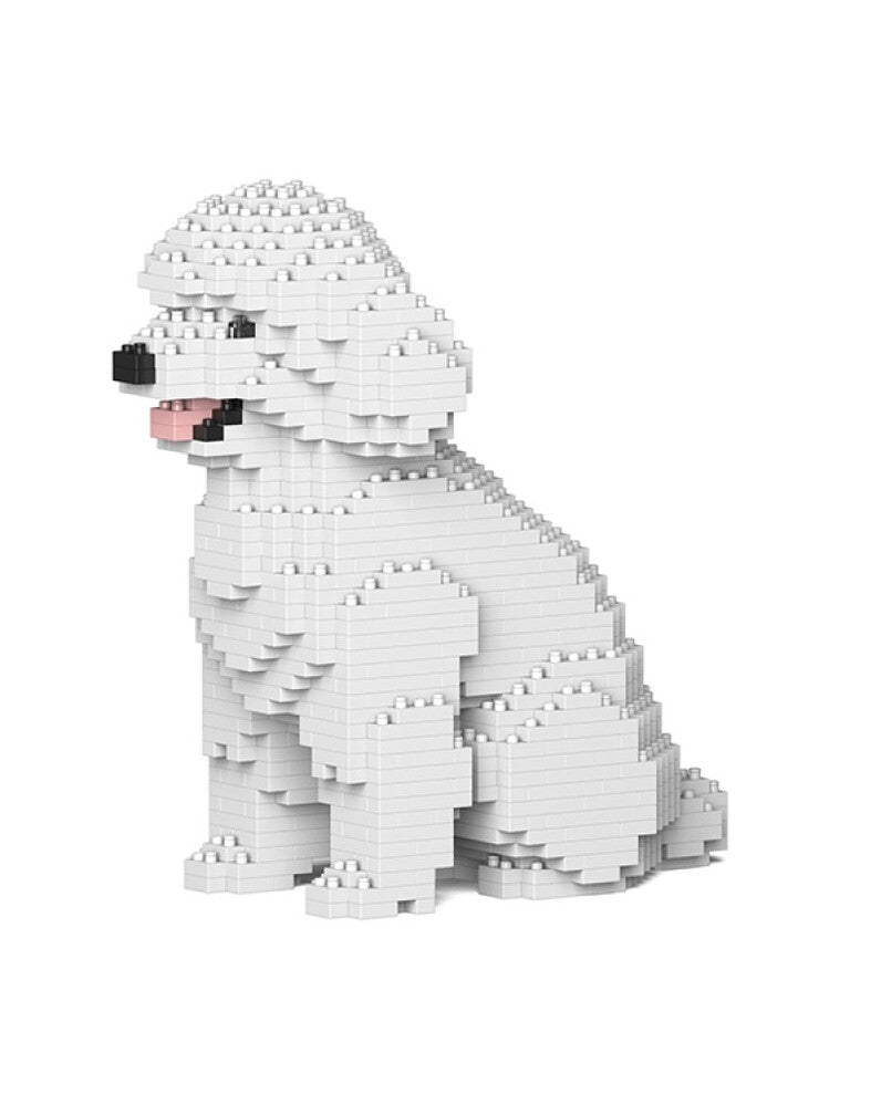 Jekca Animals - Toy Poodle White 20cm