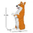 Jekca Animals - Welsh Corgi Standing 31cm