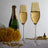 Dartington Crystal 50th Anniversary Celebration Toasting Flute Pair - Gold