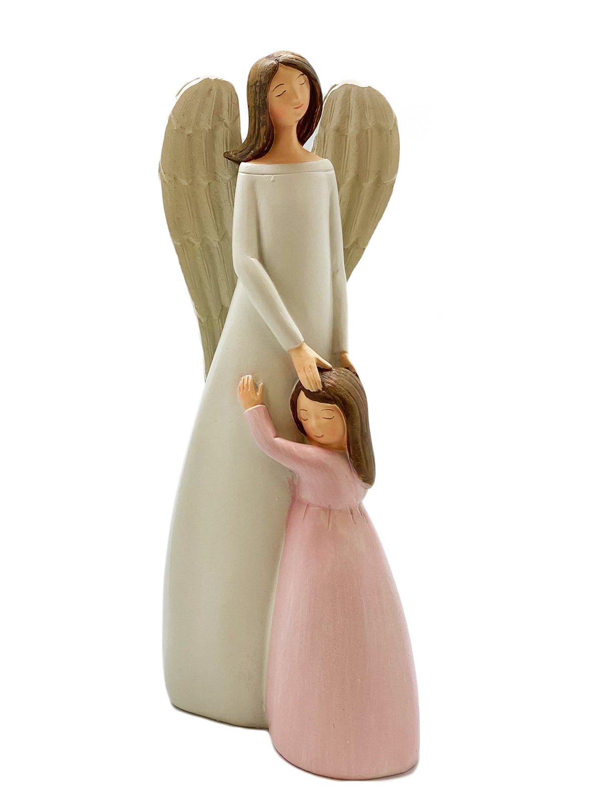 Guardian Angel With Girl Statue