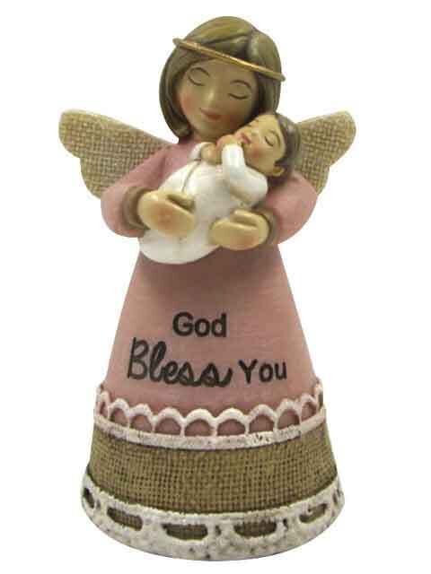 Little Blessings Angel - God Bless This Child Girl Pink