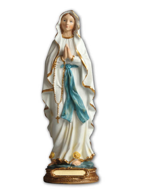 Our Lady Of Lourdes - 30cm Resin Statue