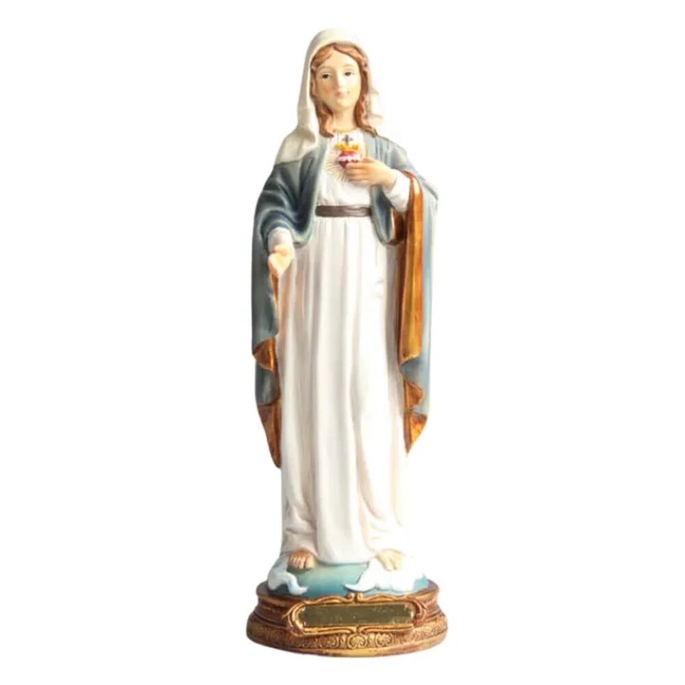 Sacred Heart Of Mary - 20cm Resin Statue