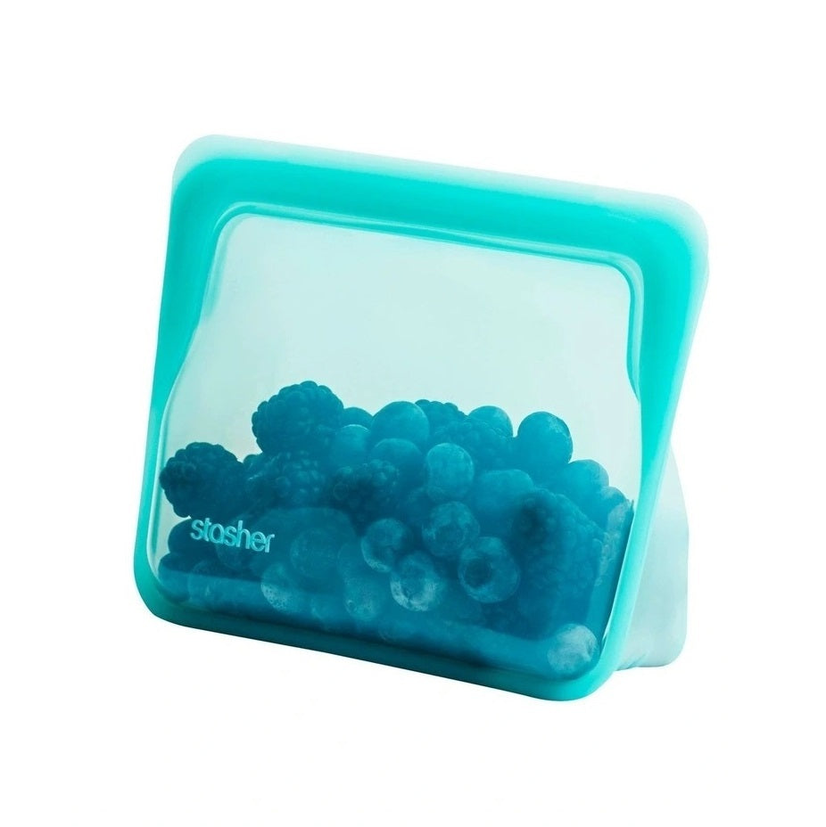 Stasher Stand Up Bag Mini - Aqua