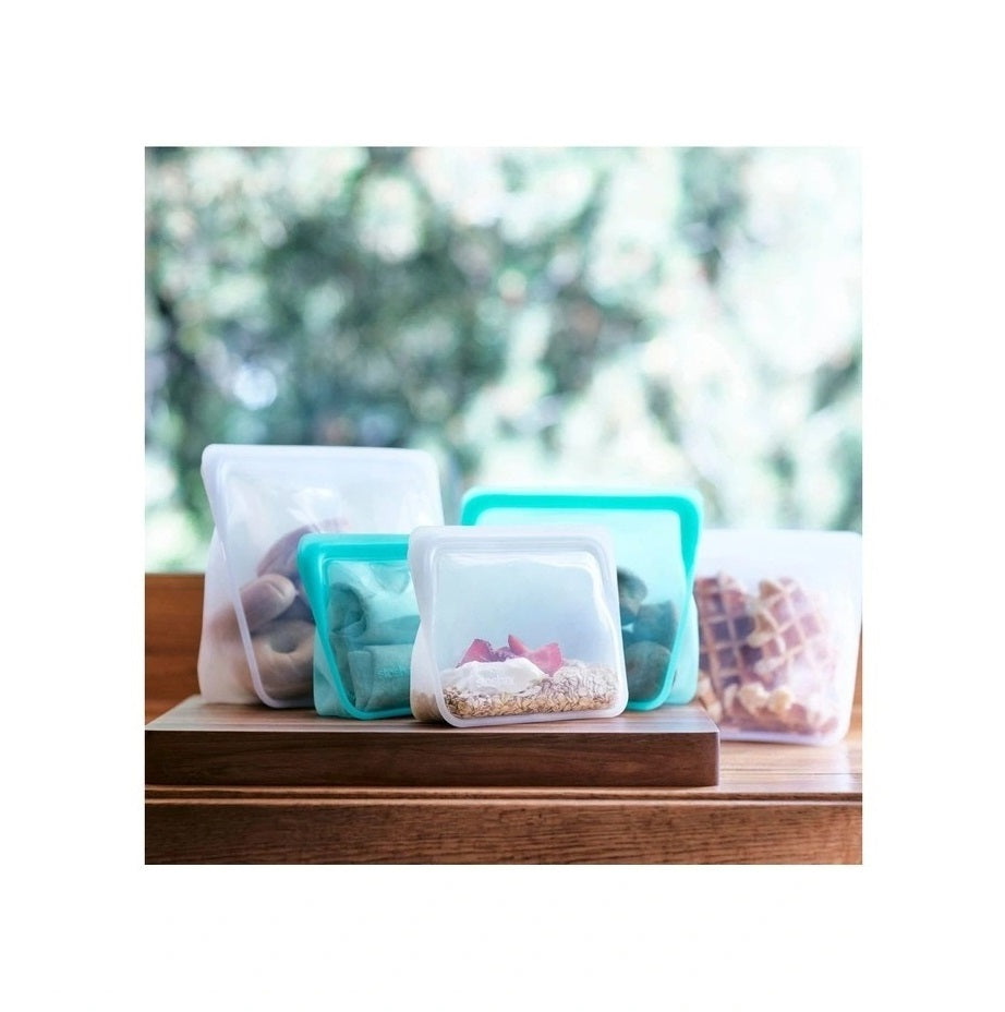 Stasher Stand Up Bag Mini - Aqua