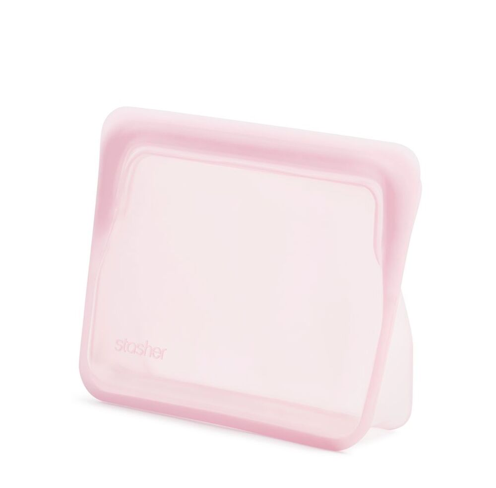 Stasher Stand Up Bag Mini - Pastel Pink
