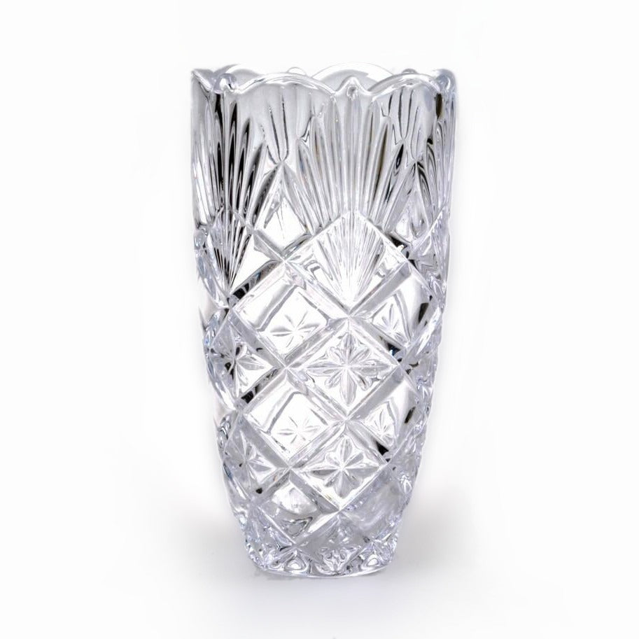 Bohemia Crystal Nova - Lyra Barrel Vase 20cm